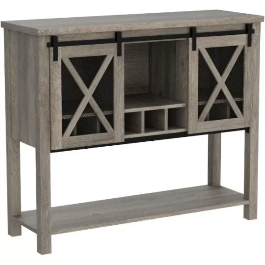 Buffet Storage Cabinet Farmhouse Wine Cabinet - 图片 4